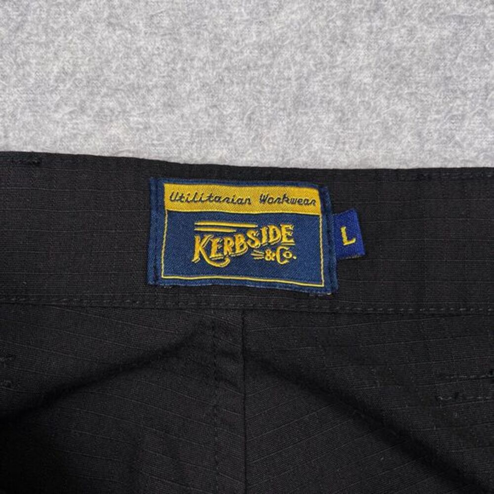 Kerbside and Co. Cargo Pants Mens Large L (35 x 30.5) Black Utilitarian Workwear - Picture 9 of 12